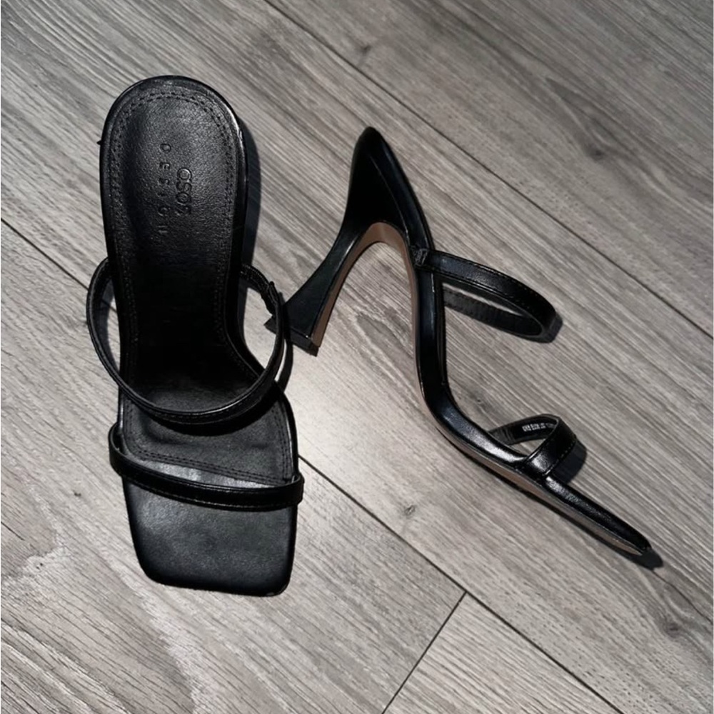 ASOS Black Strappy Heels